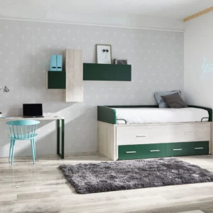 QUARTO JUVENIL DE 2 CAMAS COM GAVETÕES