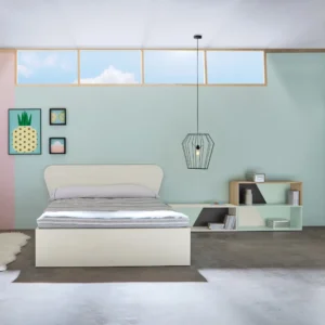 QUARTO JUVENIL DE CAMA COM CABECEIRA LED