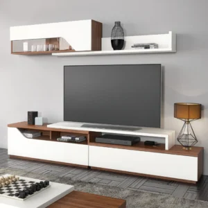 SALA DE ESTAR COM BASE TV DE 1 GAVETÃO